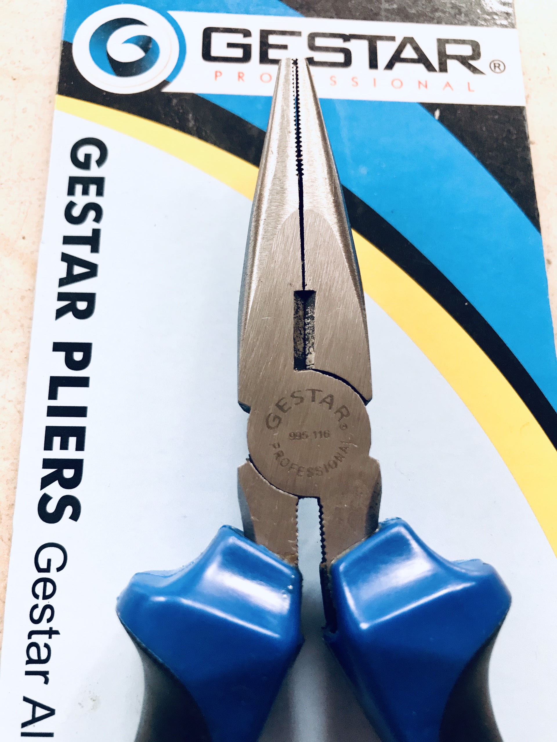 Kìm nhọn 6" xanh đen GESTAR 995-116