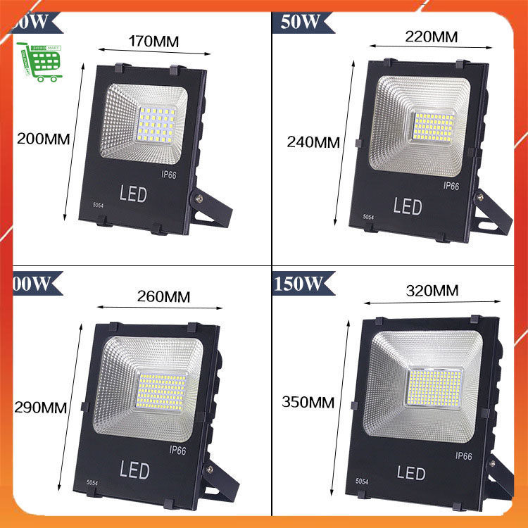 [Xả KHo]Đèn Pha Chiếu Hắt 30w,50w,100w Siêu Sáng Chất Lượng Cao Cấp