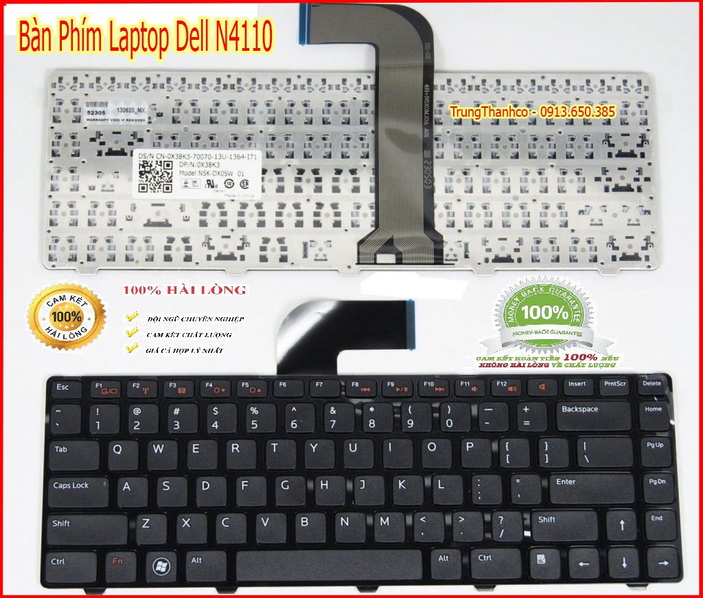 Bàn Phím Laptop Dell N4110