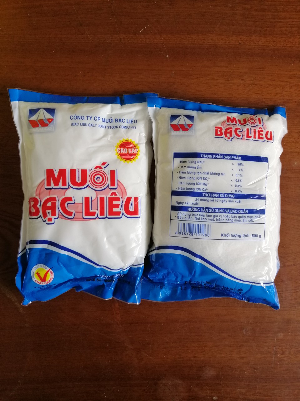 [HCM]Muối Tinh Sấy Bạc Liêu 500g