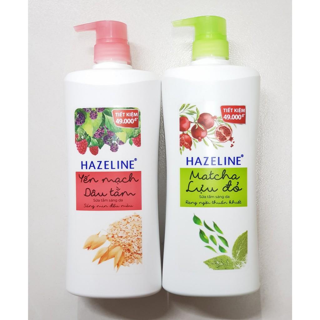 [HCM]Sữa tắm Hazeline lựu đỏ và dâu tằm 900g
