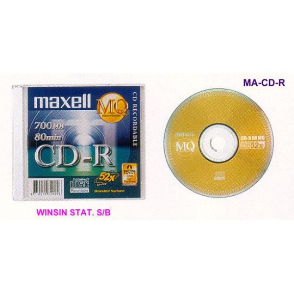Bảng giá Đĩa trắng CD-R 700MB 80min 52X Maxell hộp nhựa 140*120*5.2mm (1 chiếc) Phong Vũ