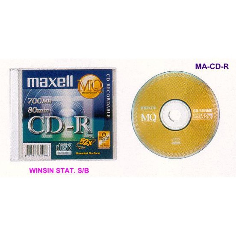 Bảng giá Đĩa trắng CD-R 700MB 80min 52X Maxell hộp nhựa 140*120*5.2mm (1 chiếc) Phong Vũ