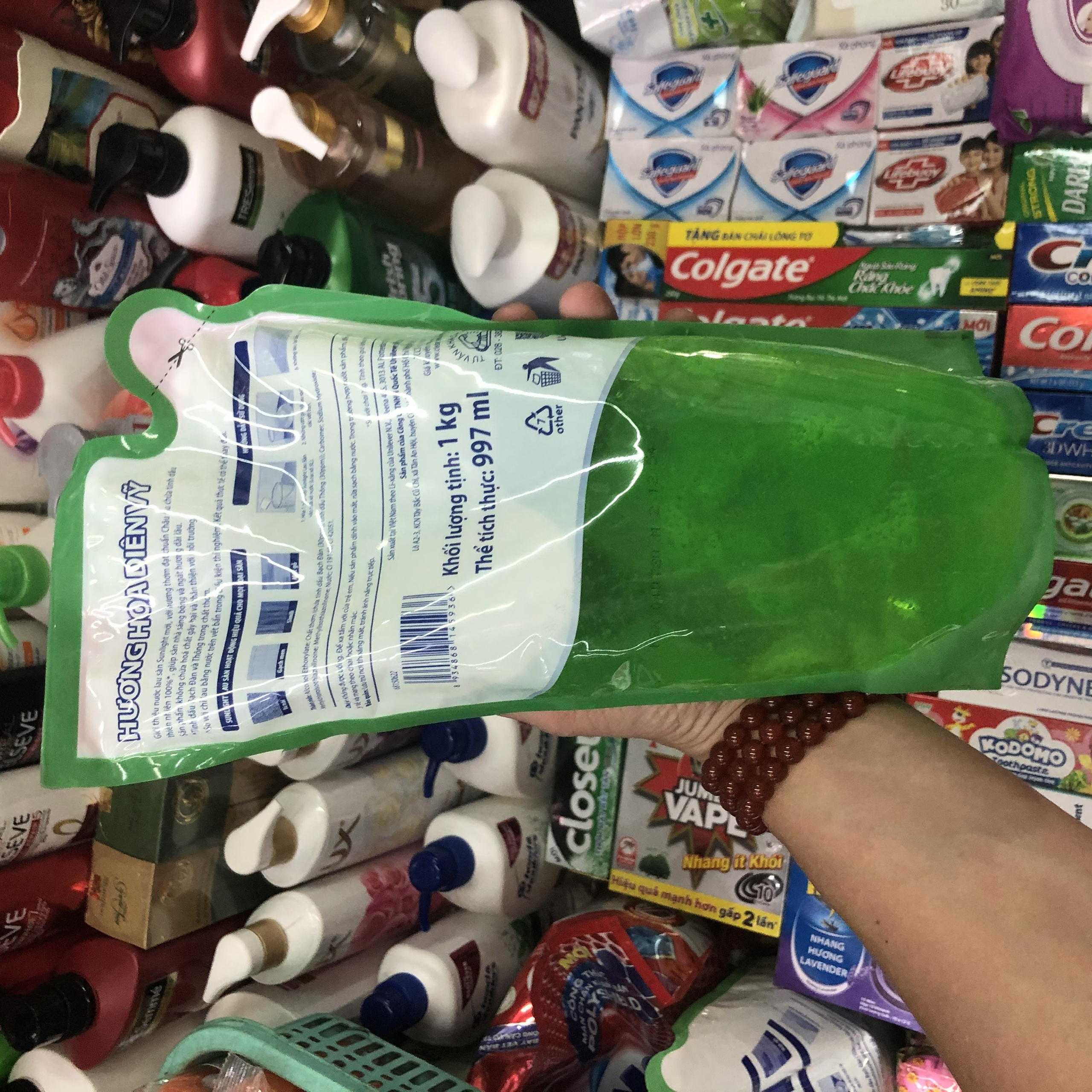 [HCM]Nước lau sàn Sunlight dạng túi 1kg