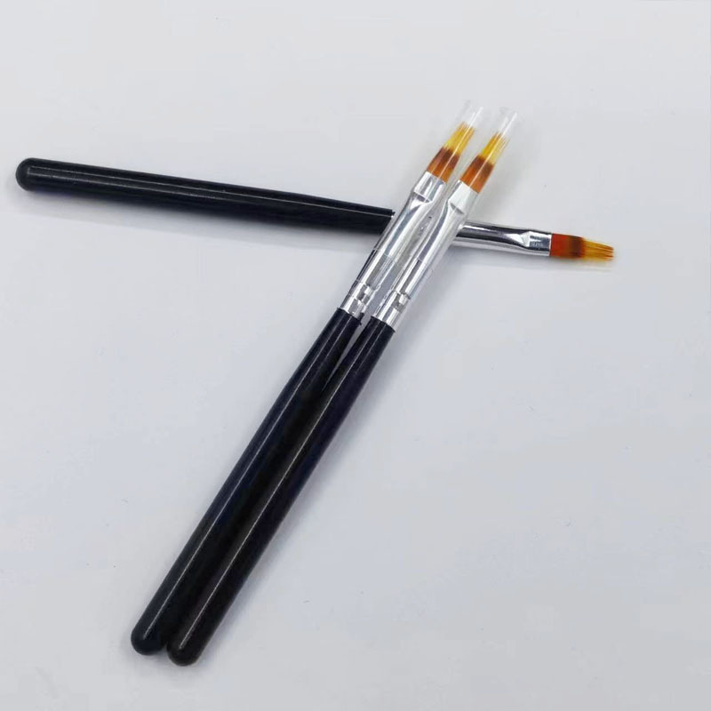 Cọ xước nail, cọ omber vẽ trang trí móng cán đen
