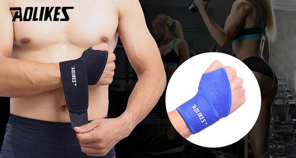 [HCM]Đai Cuốn Cổ Tay Thể Dục Thể Thao Aolikes (1 đôi)