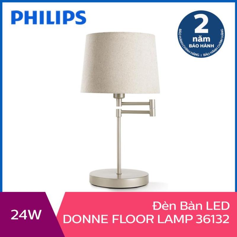 Đèn trang trí để bàn Philips Donne 36132 tặng 01 bóng đèn Philips LED Scene Switch 2 cấp độ ánh sáng vàng