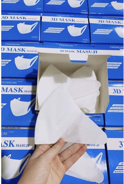[HỘP 50CÁI ] [HỘP 50C] KHẨU TRANG 3D MASK MASUJI CHÍNH HÃNG
