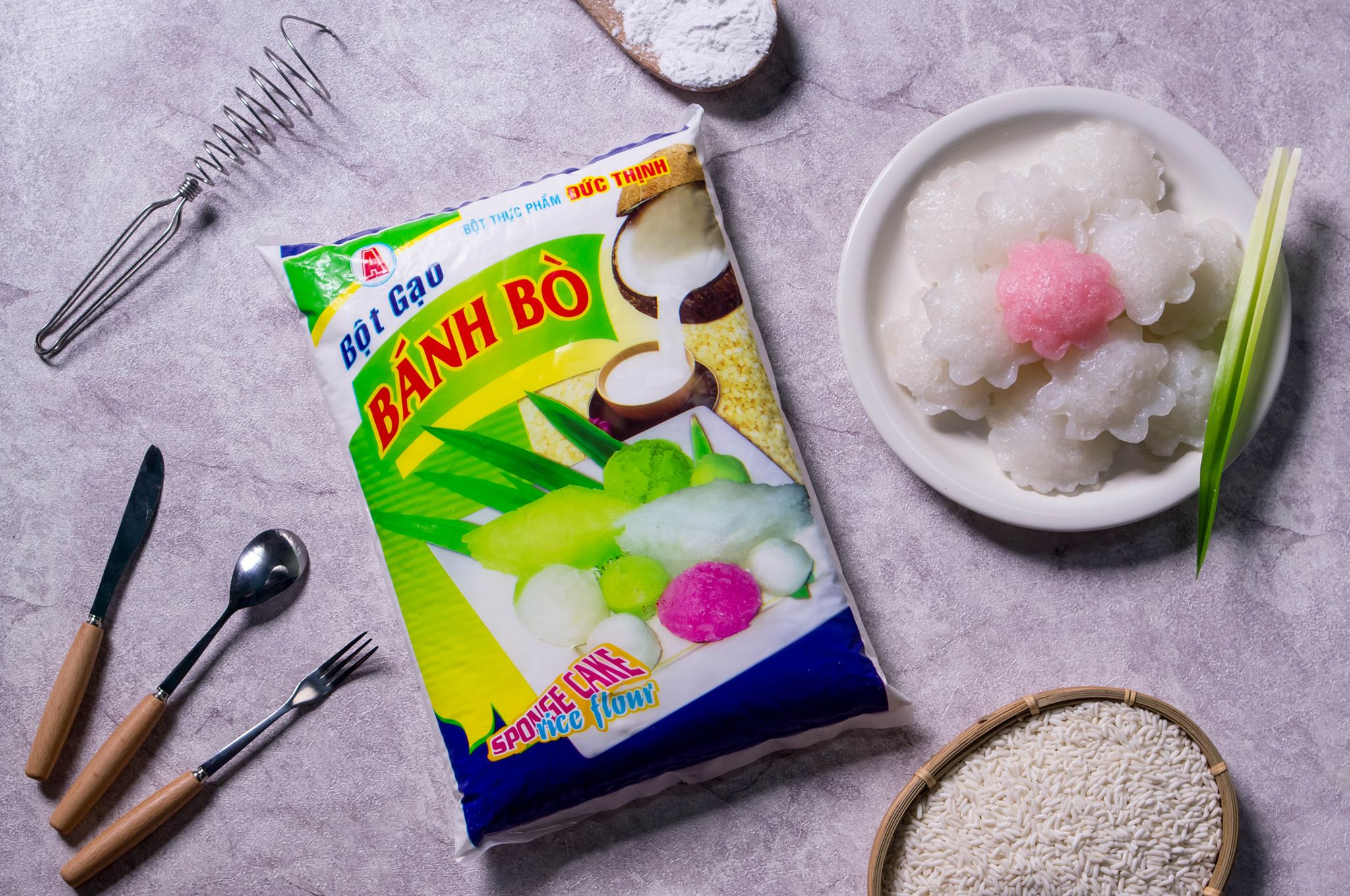 Bột gạo bánh bò Đức Thịnh gói 1kg