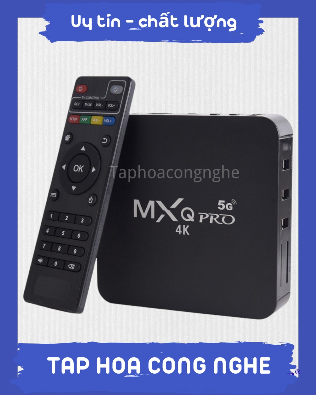 TV Box MXQ Pro 4k 5G wifi Android 10.1 4G+64GB (Bảo hành 6 tháng)