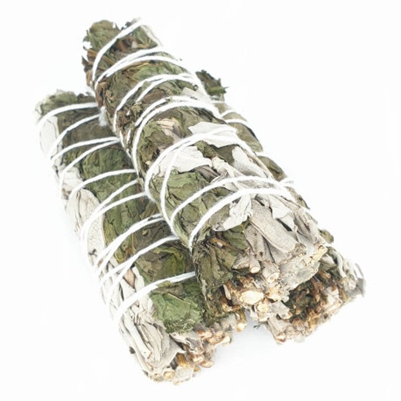 Xô Thơm và Bạc Hà (White Sage mix Peppermint)_REFRESH YOUR SOUL_SAGE GARDEN
