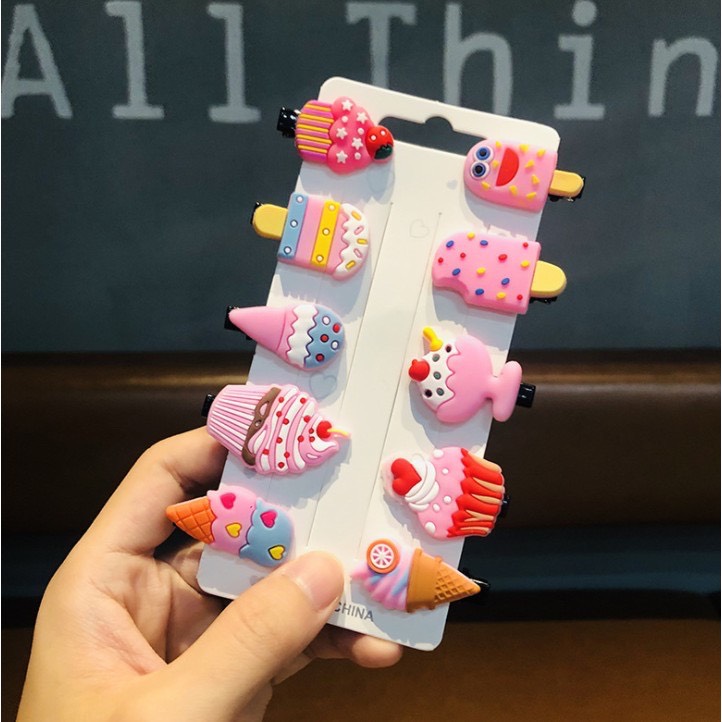 Kẹp Tóc Cho Bé Gái Hàn Quốc Siêu Cute