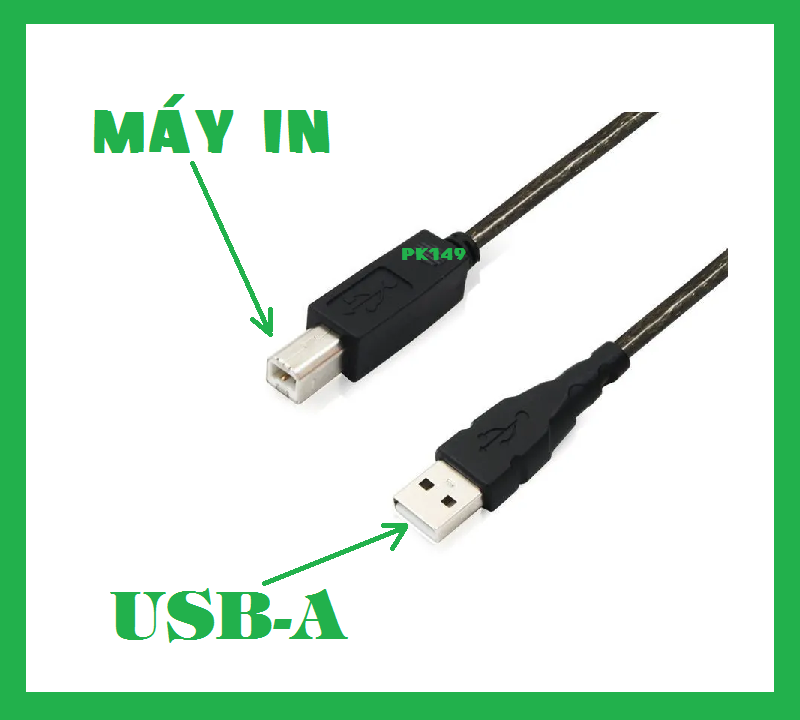 Dây cáp máy in cổng usb chống nhiễu 1m5 - 3m - 5m