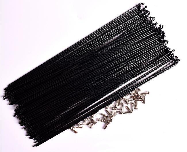 Bộ 10 nan hoa không gỉ 27" (270mm)- màu đen