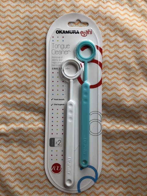 Dụng cụ cạo lưỡi Okamura Ashahi vỉ 2 cái P020