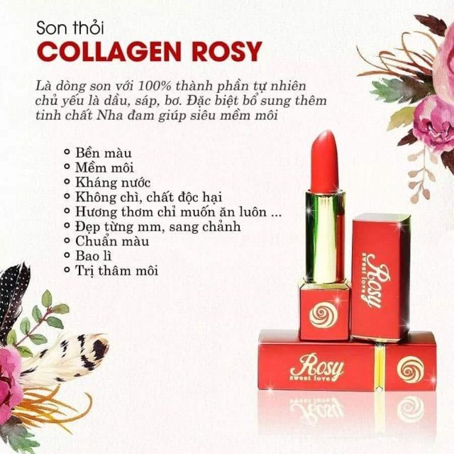 [HCM]Son thỏi rosy đỏ cam