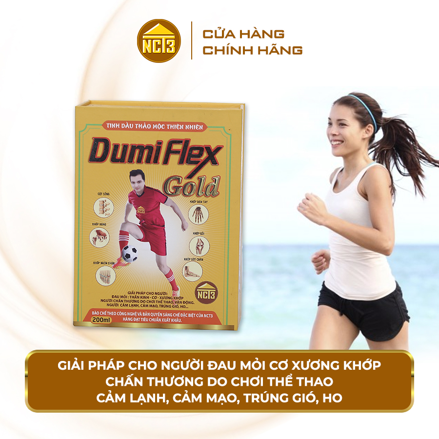 TINH DẦU THẢO MỘC DUMI FLEX 180ML - THẢO DƯỢC TRỊ LIỆU