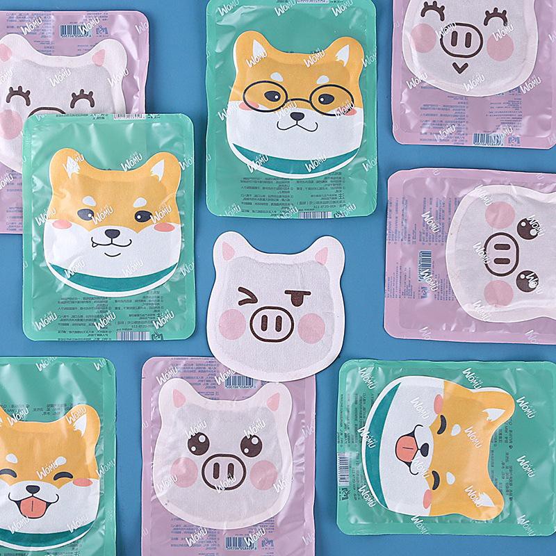 Combo 10 miếng dán hạ nhiệt cho bé hình thú 15.5x12cm