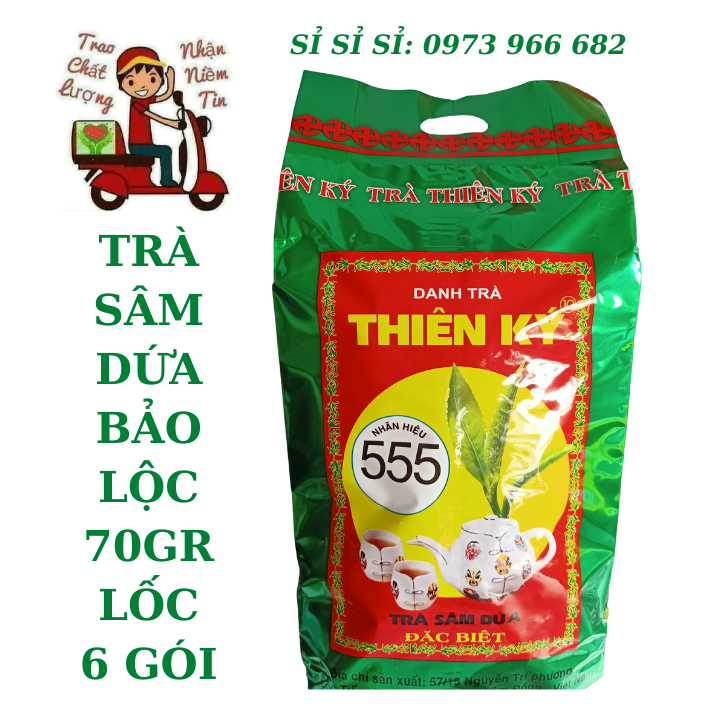 Trà sâm dứa thiên ký ( gói 70gr ) Pha trà đá, trà tắt, trà đường.