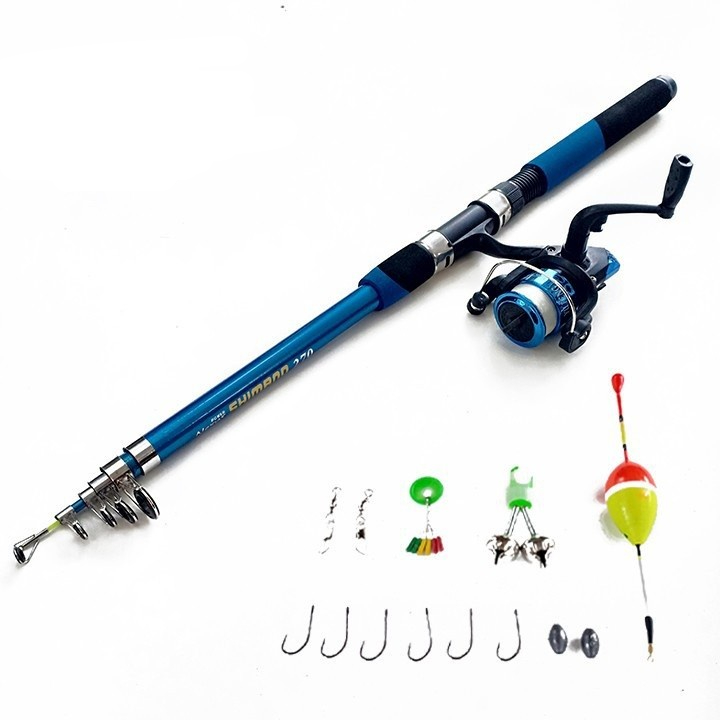 Bộ cần câu máy Shimano tặng kèm 10 món phụ kiện giá siêu khuyến mãi - LNG FISHING