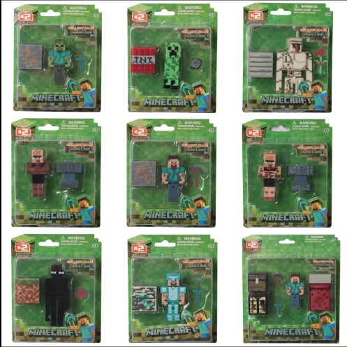 [HCM]Combo Mô hình nhân vật minecraft