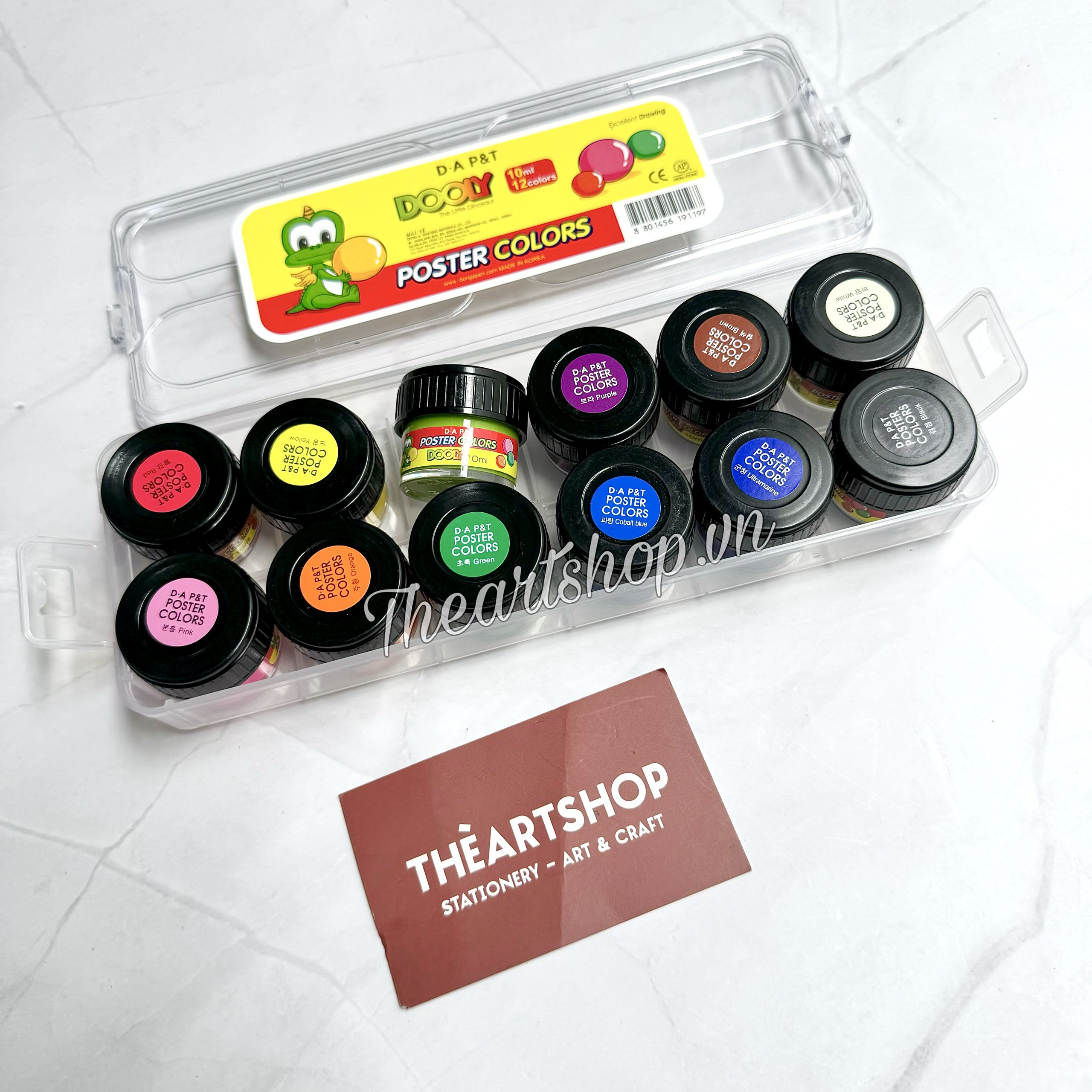 Bộ màu bột Dooly - Dooly Poster Color 30ml (Bộ)