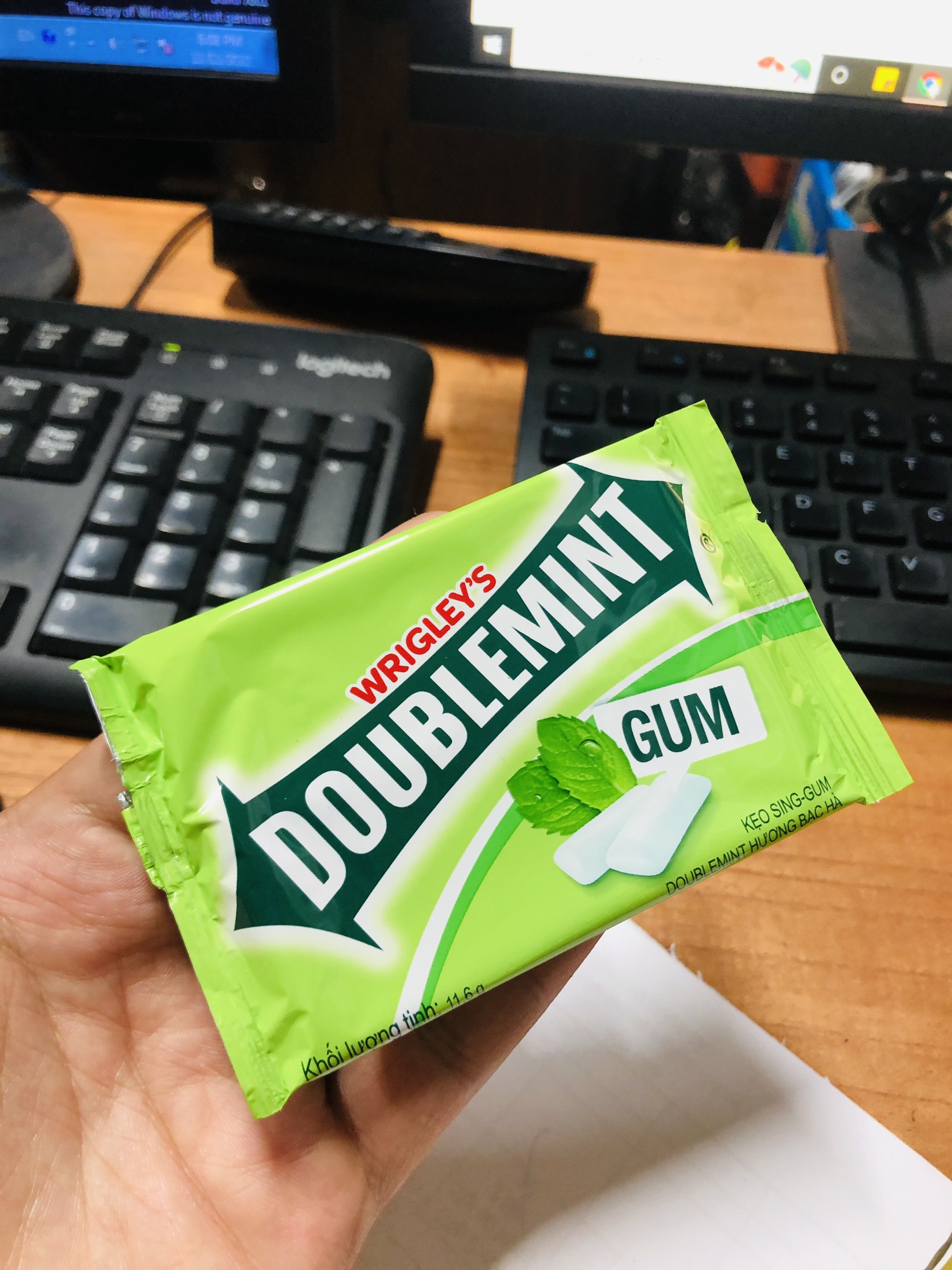 Hộp Kẹo Doublemint 12 vỉ