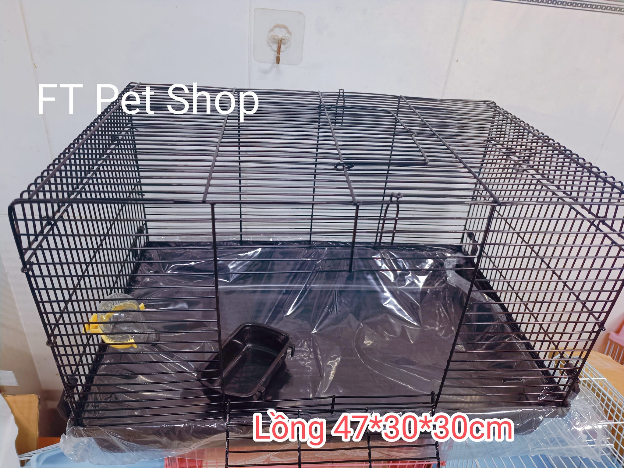 Lồng nuôi hamter nhím size đại 47cm*30cm*30cm