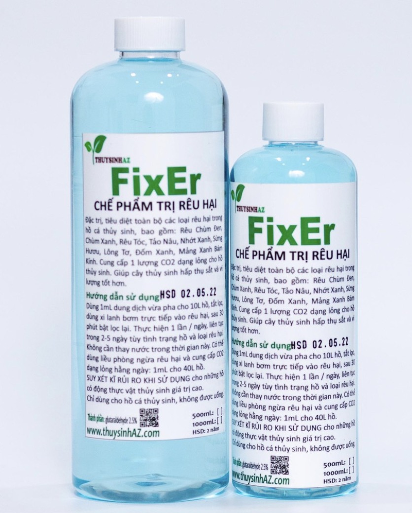 [Hoàn Tiền 10%] FixER Chế Phẩm Trị Rêu Hại Hồ Cá Thủy Sinh 500ml