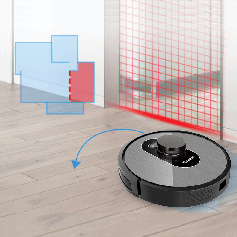 Robot hút bụi và lau nhà Rapido R8S