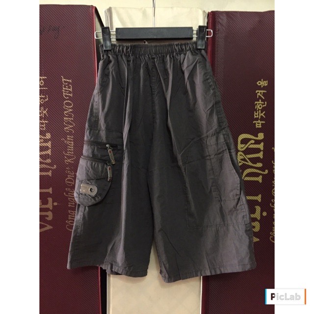 (Giá Ưu Đãi) Quần Short Ngố Nam Trung Niên Vải Kaki