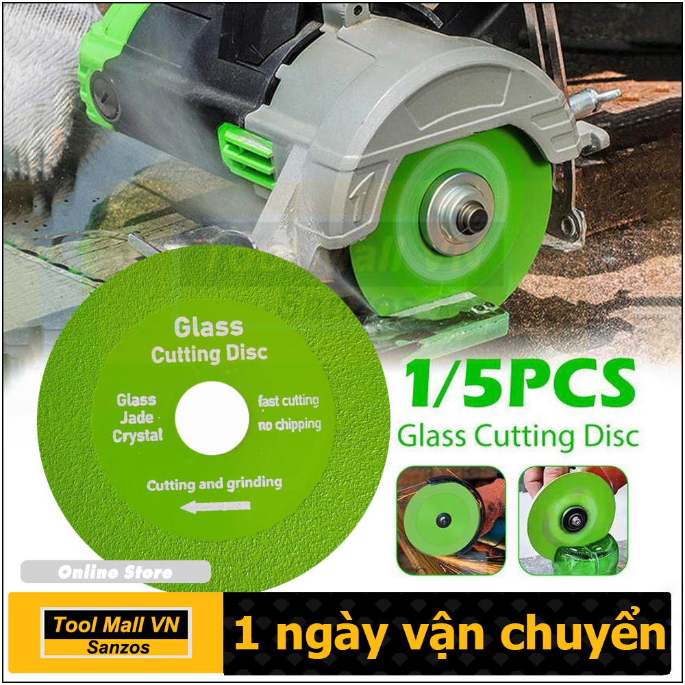 Tool world Set 6 Đĩa Cắt Kính 4inch 100mm Siêu Mỏng Đĩa cắt thủy tinh, đĩa cắt thủy tinh cho máy mài góc, đĩa cắt nhanh và chính xác, đĩa cắt kim cương, cho thủy tinh, gốm sứ, gạch men, v.v. Vật liệu cắt