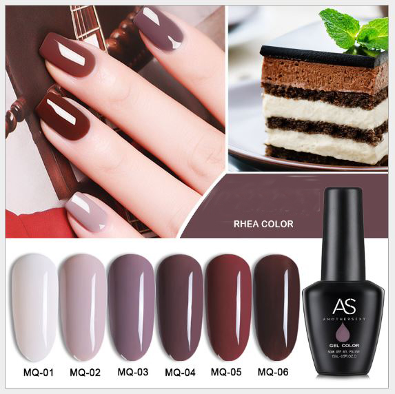 Sơn gel AS chọn lẻ 6 màu MQ