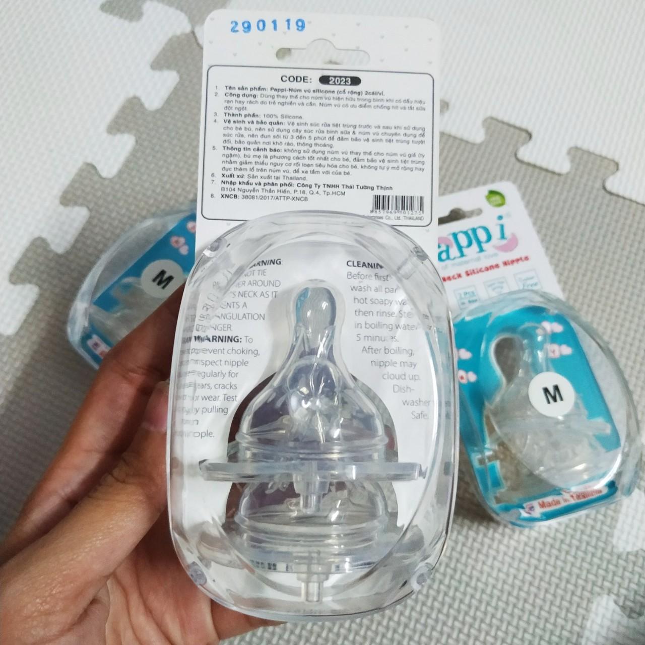 [HCM]Núm Ti Cổ Rộng Siêu Mềm Pappi size S M L