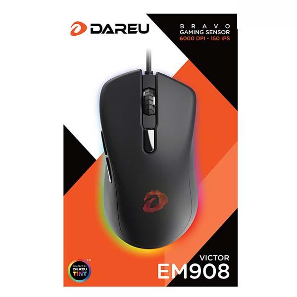 [HCM]Chuột Gaming DAREU EM908 (LED RGB BRAVO Sensor)