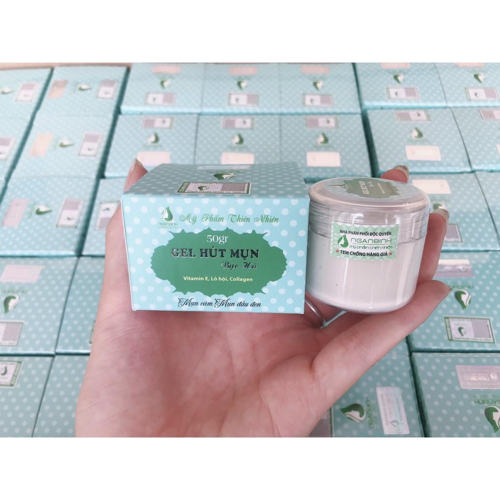 Gel Hút Mụn Tinh Chất Bạc Hà Chuẩn Hàng Ngân Bình
