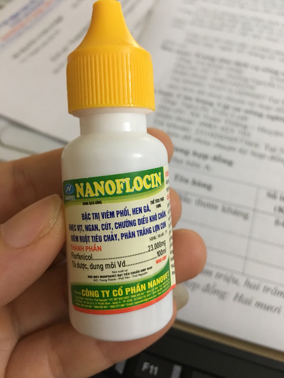 Nanoflocin (10ml) chỉ dùng trong thú y