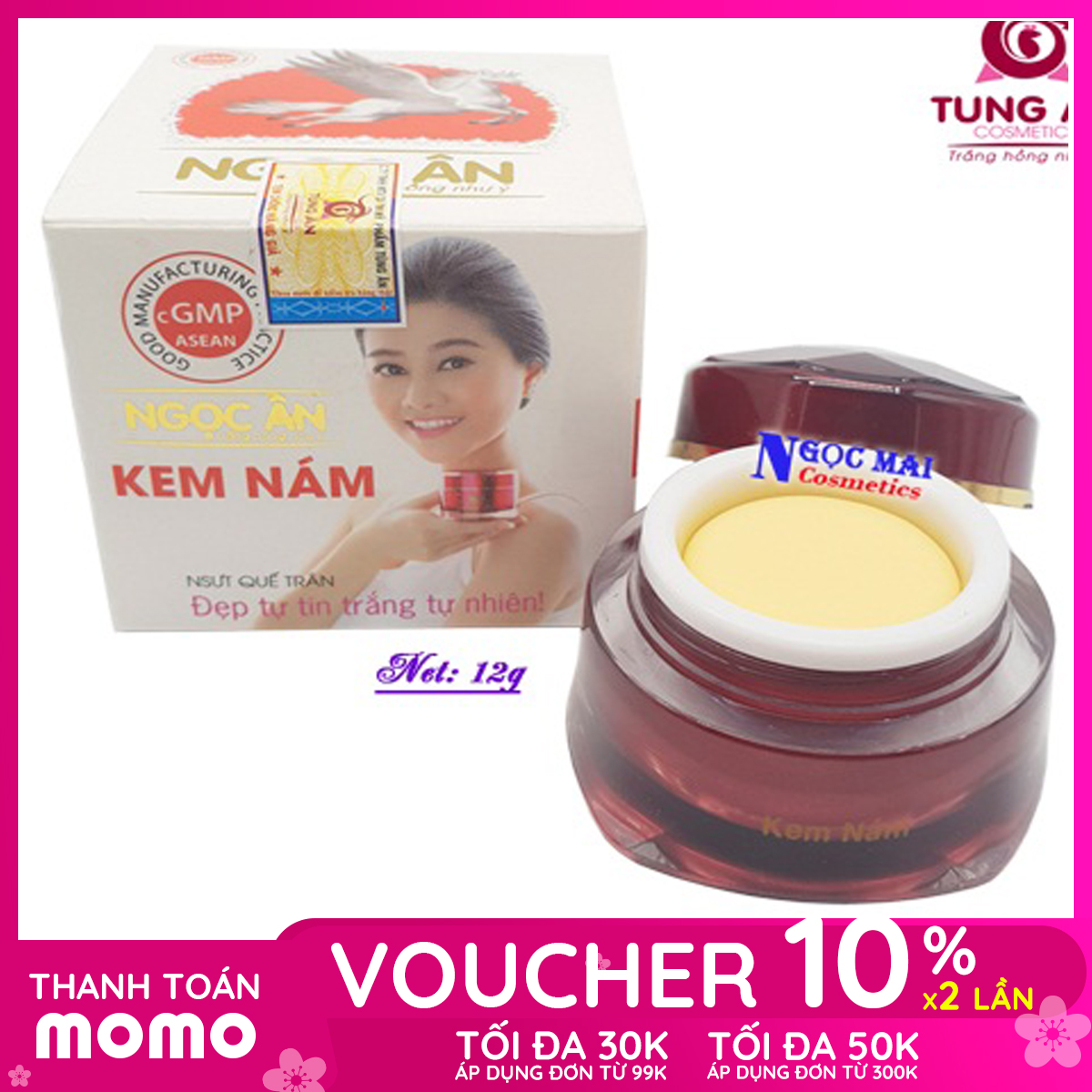 Kem nám Ngọc Ân ngăn ngừa nám làm trắng da mặt 12g