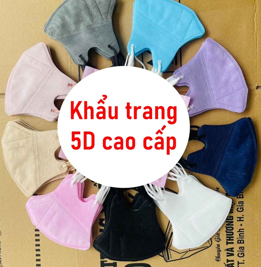 (HÀNG TẶNG KHÔNG BÁN) KHẨU TRANG 5D CAO CẤP ( 1 cái )