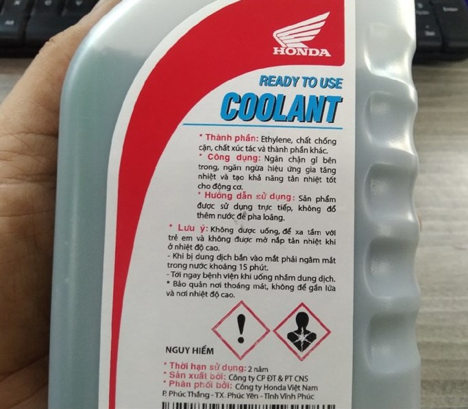 Nước Làm Mát Xe Máy Honda 500ml