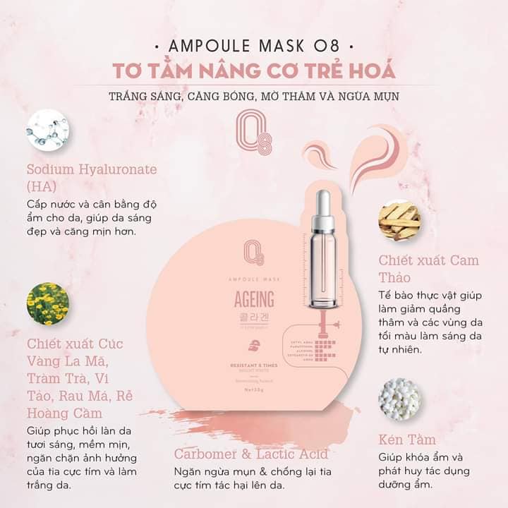 Mặt Nạ Tơ Tằm Korea O8