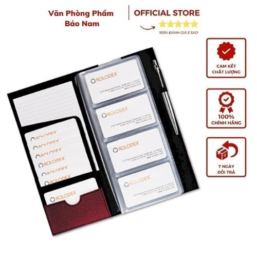 Sổ đựng card/sổ name card pu 180 card