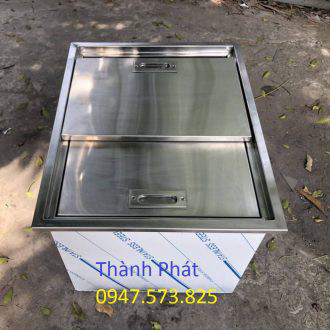 Thùng Đá inox 500x400x400