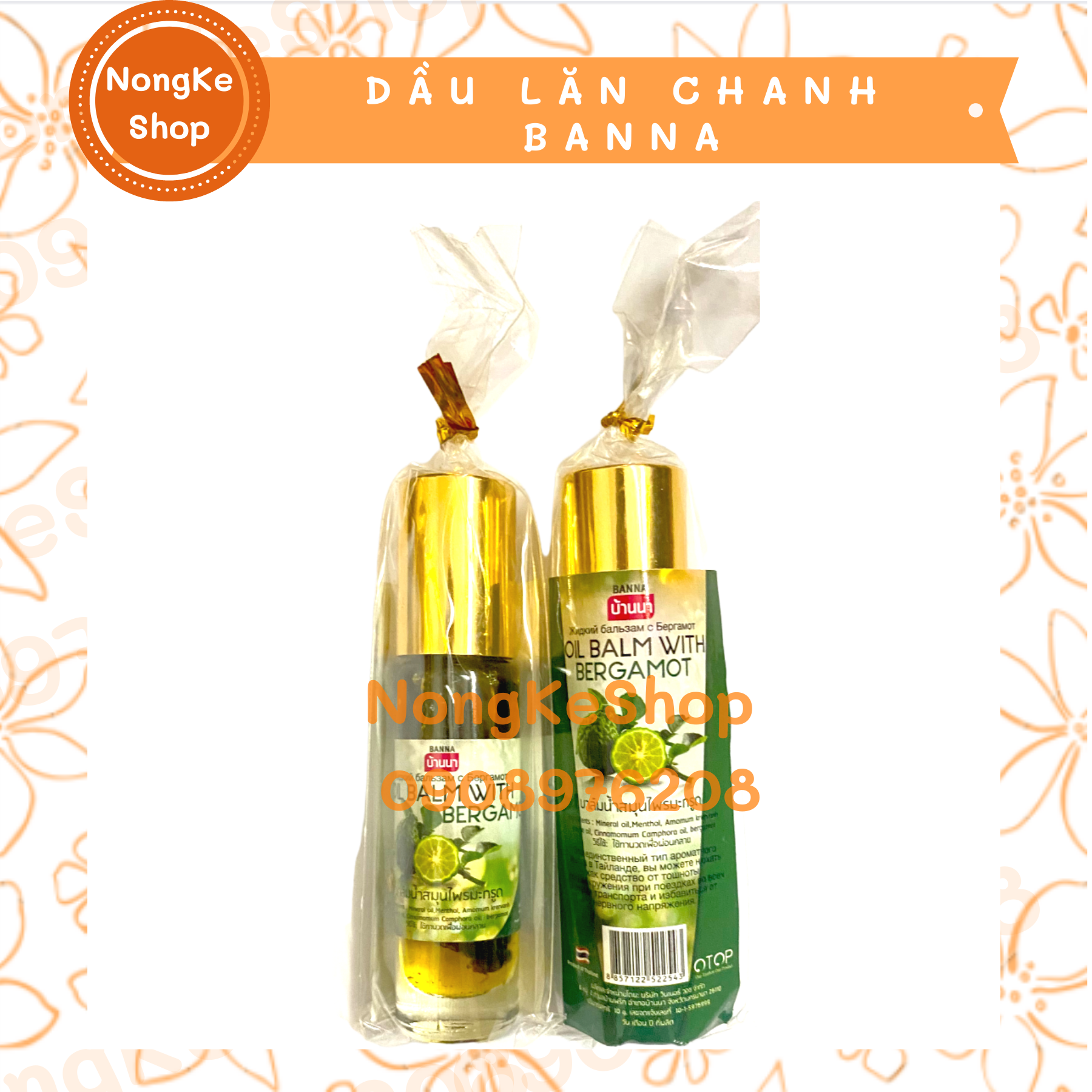 Dầu lăn chanh thái lan 8ml