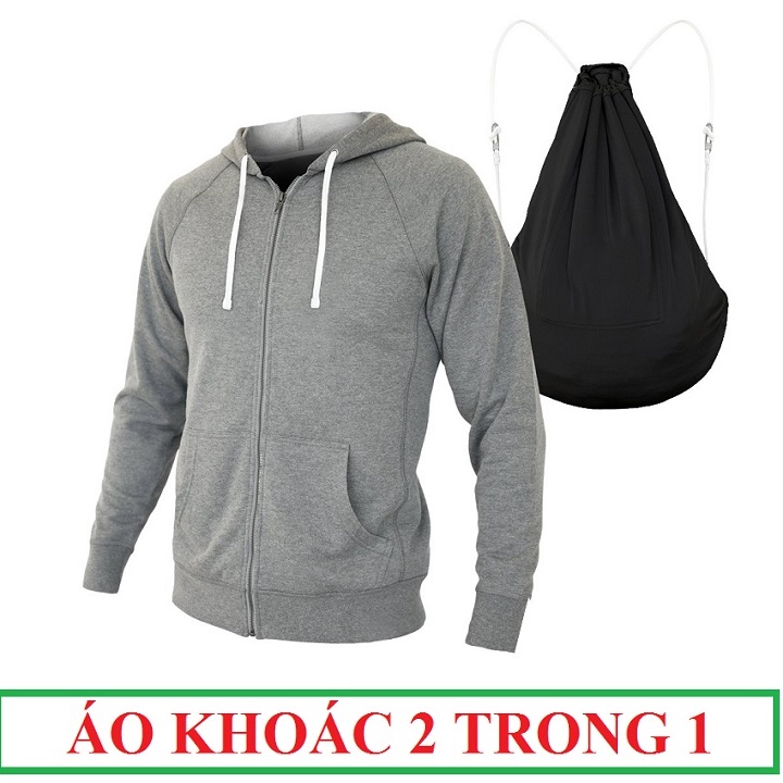 [HCM]ÁO KHOÁC NAM 2 TRONG 1