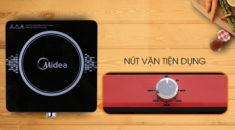 Bếp từ cơ Midea MI-K1917EF(R/G/B) (kèm lẩu)