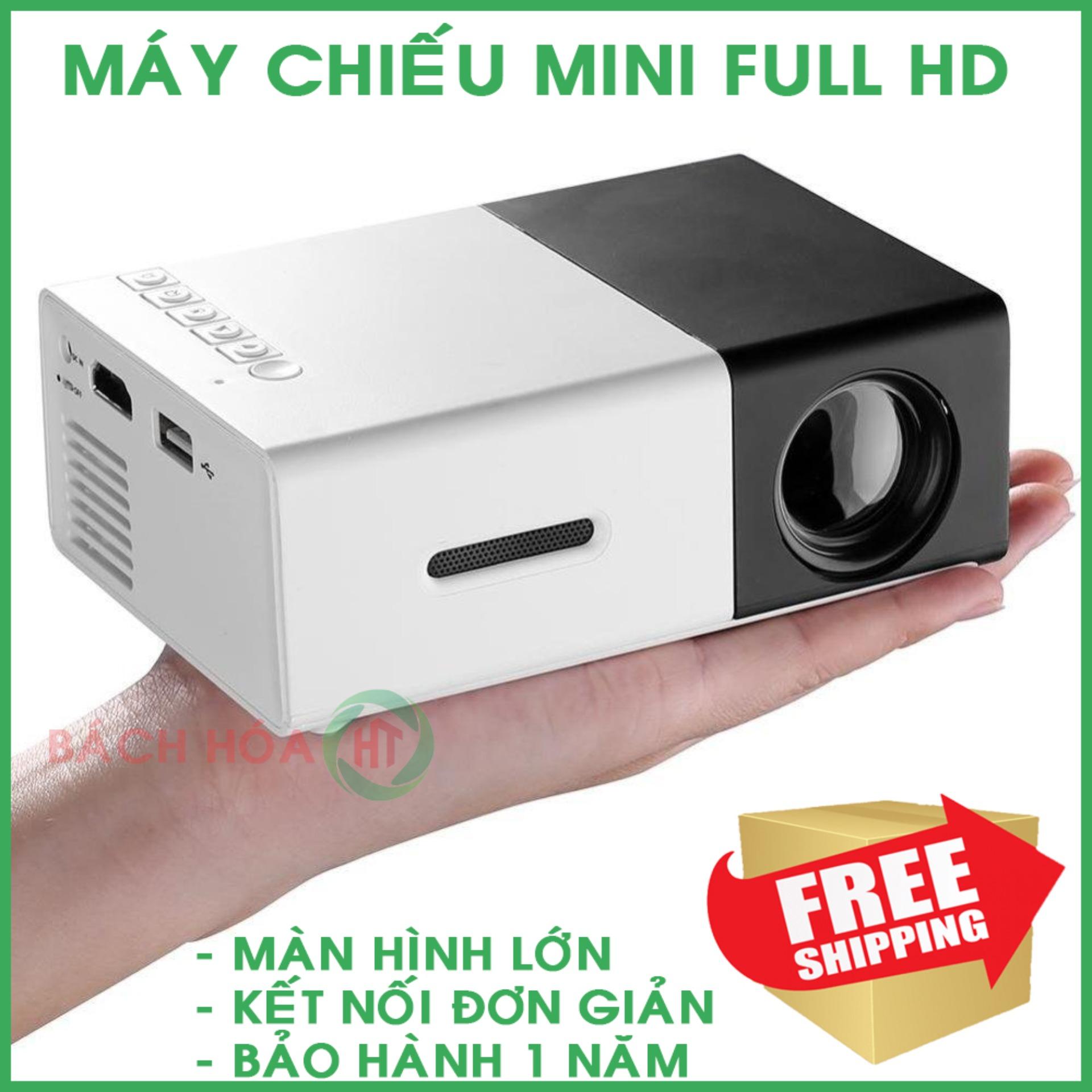 May chieu gia re tai tphcm , Giá máy chiếu, Máy chiếu màn hình LCD TFT HD1080 hàng cao cấp - chất lượng full HD - cho hình ảnh chân thực và rõ nét - BH 1 đổi 1 trong vòng 12 tháng