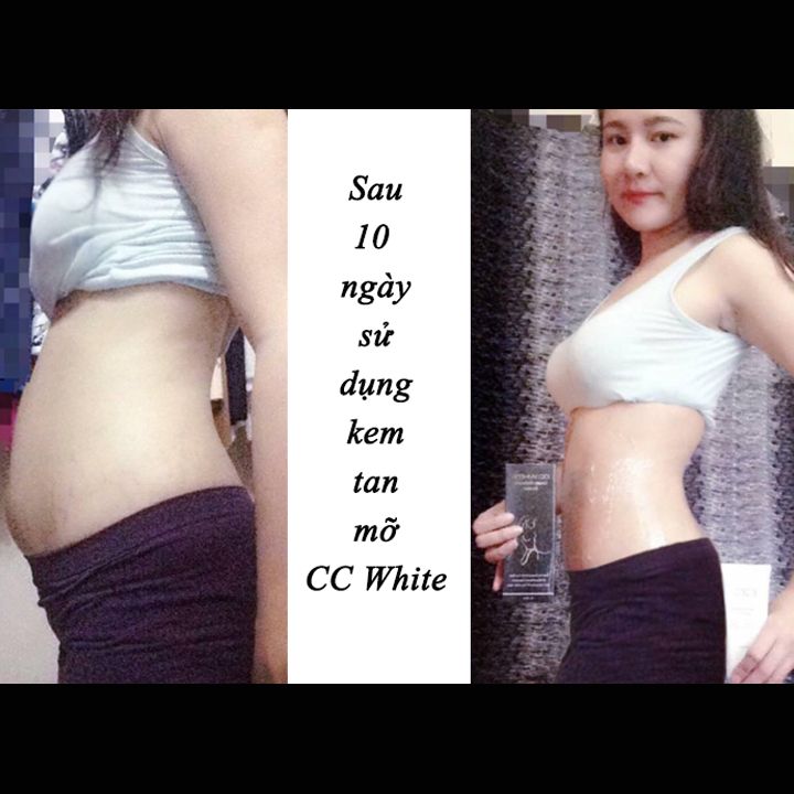 Kem Tan Mỡ Bụng CC White