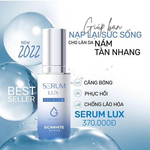 [HCM]SERUM LUXURY CAO CẤP SICA WHITE