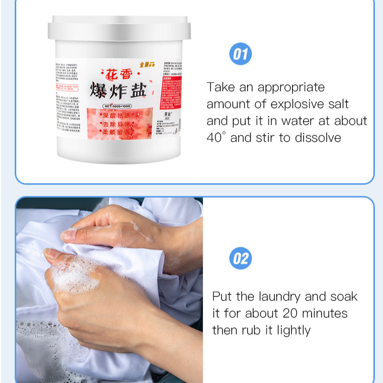 Multipurpose Cleaner Active oxygen laundry blasting salt detergent bleach